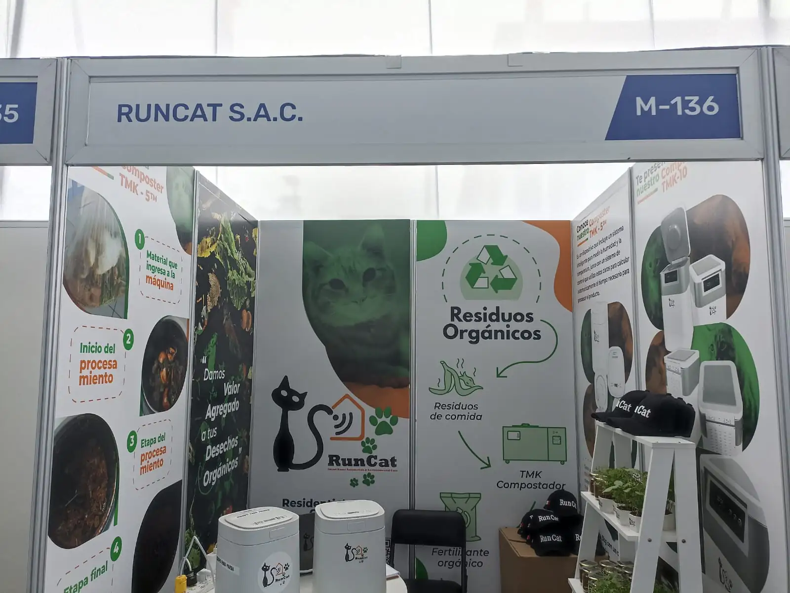 TMK Composting Machines At Local Exhibitions In Peru installation photo