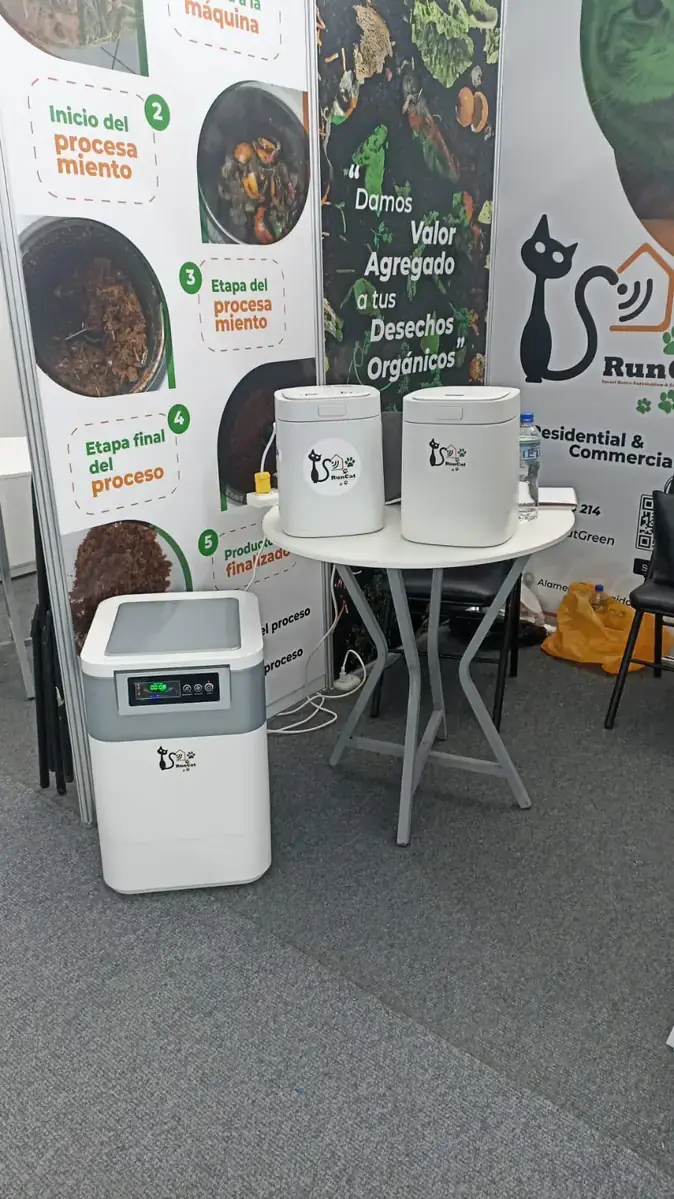 TMK Composting Machines At Local Exhibitions In Peru installation photo