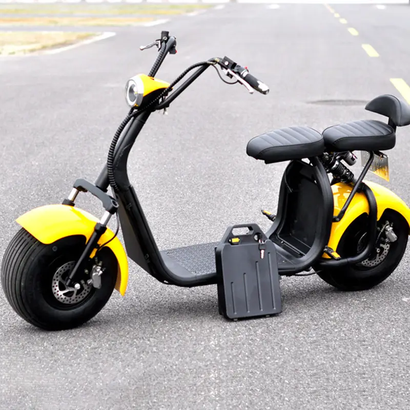 New model 2 wheel fat tire scooter electric off road 2 seat motorcycle scooter