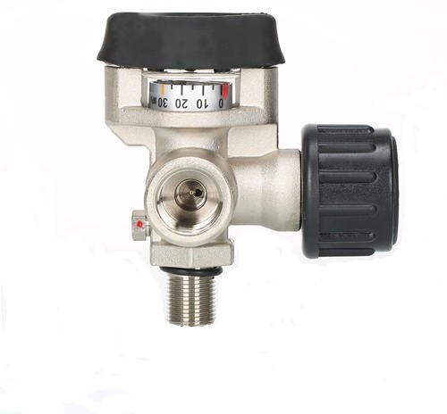 Scuba Tank Valve with gauge