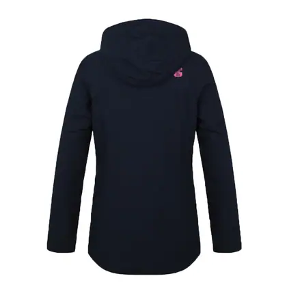 Women's softshell ski jacket with connected hood view 2