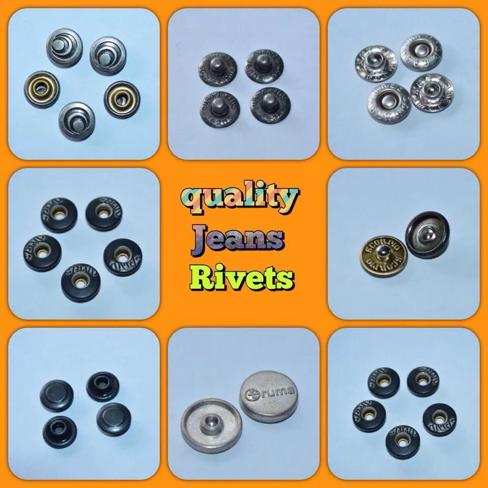 quality jeans rivets
