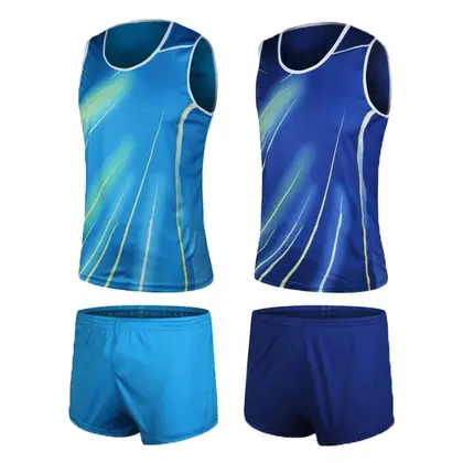 unisex running singlet suit for day or night use view 3