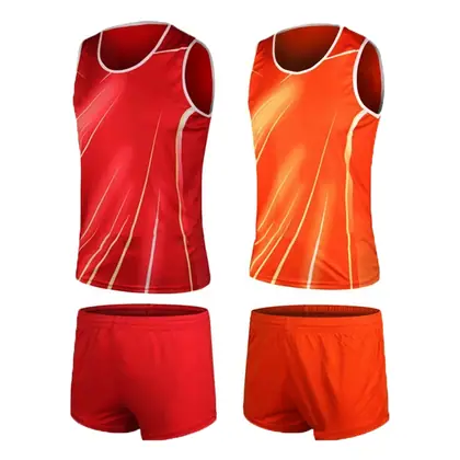 unisex running singlet suit for day or night use view 4