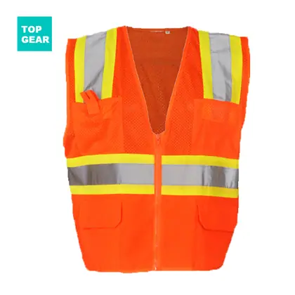 unisex safety vest with H tape