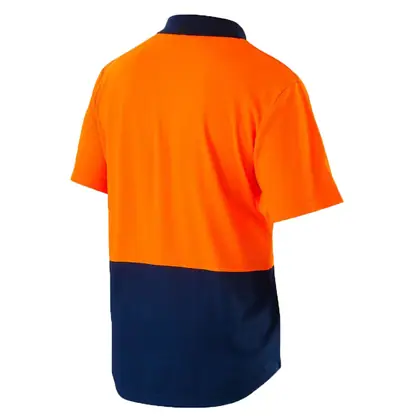 Men's cotton back short sleeve polo t-shirt view 5