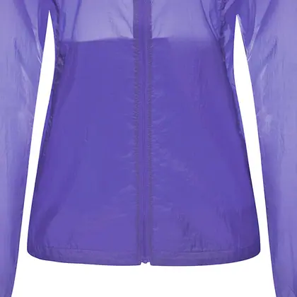 Women's purple lightweight quick dry UV protection jacket view 4