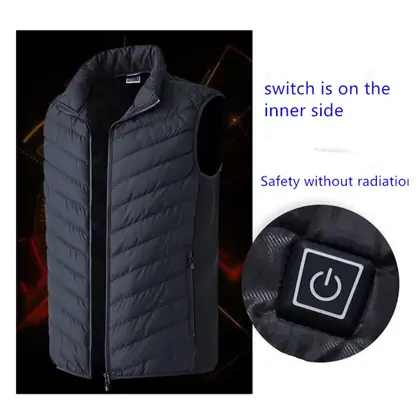 Men's heating vest -- HOT ! view 2