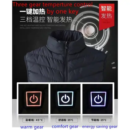 Men's heating vest -- HOT ! view 3