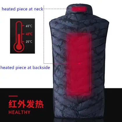 Men's heating vest -- HOT ! view 6