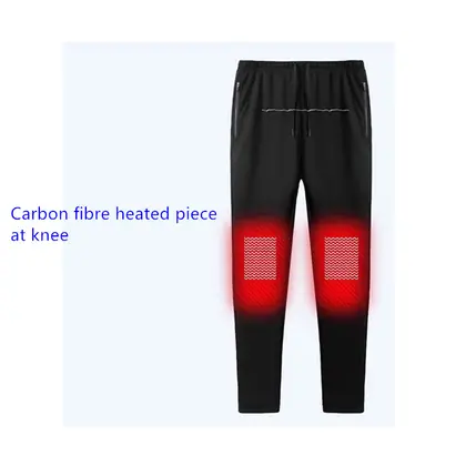 Men's three gear temperture control intelligent heated long pants view 3