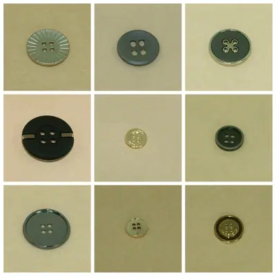 Alloy Button 038