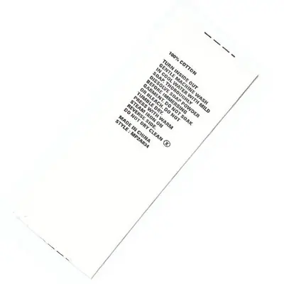 Printed Label 034