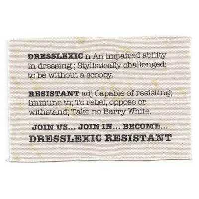 Printed Label 038