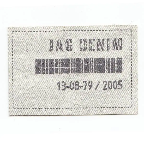 Printed Label 009 — Printed Label supplied by Topono
