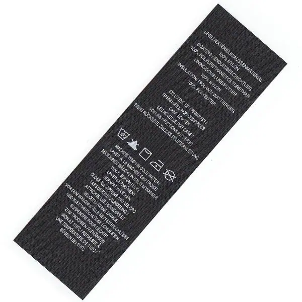 Printed Label 012 — Printed Label supplied by Topono