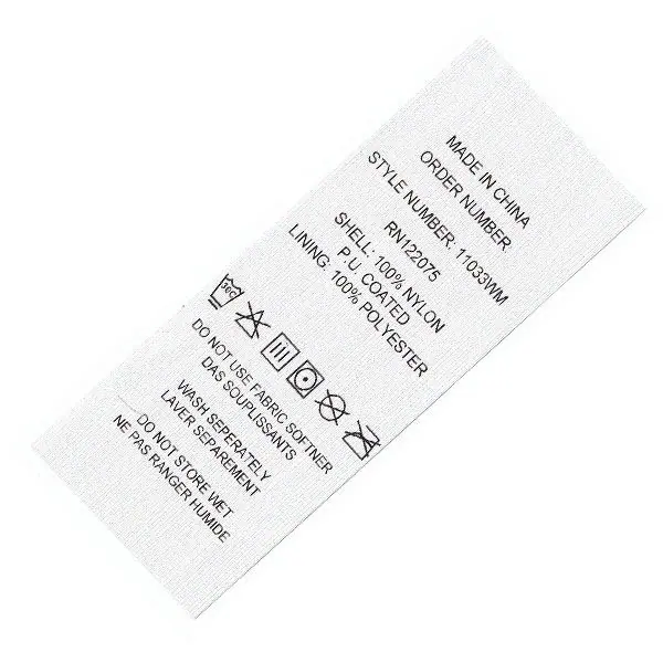 Printed Label 040 — Printed Label supplied by Topono