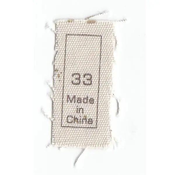 Printed Label 049 — Printed Label supplied by Topono