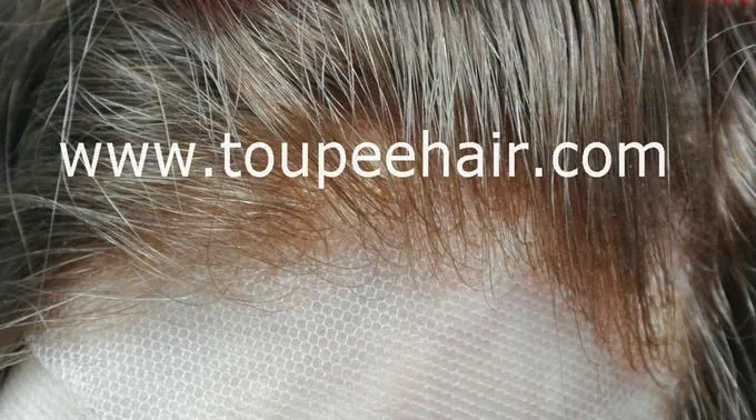 women toupee invisible knots front hairline