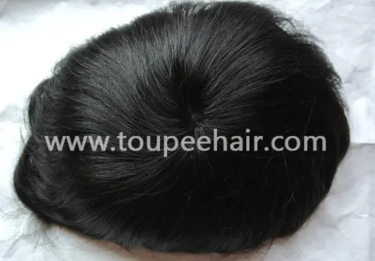 mono poly coated lace front toupee