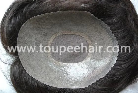 Poly guaze durable toupee TH142