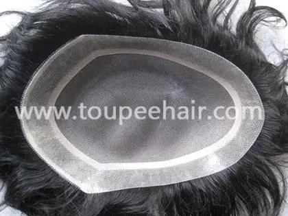 Durable and natural toupee for men TH133