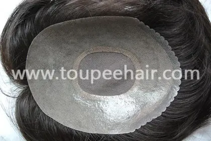 Poly guaze durable toupee TH142