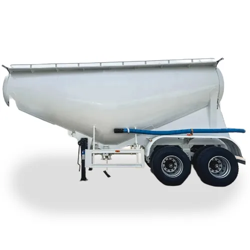 3 Axle 60cbm Powder Transporting Bulk Cement Tanker Semi Trailer for - main view