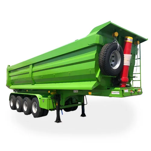 42m³ 3 Axles U-type Dump Trailer For Sale - main view