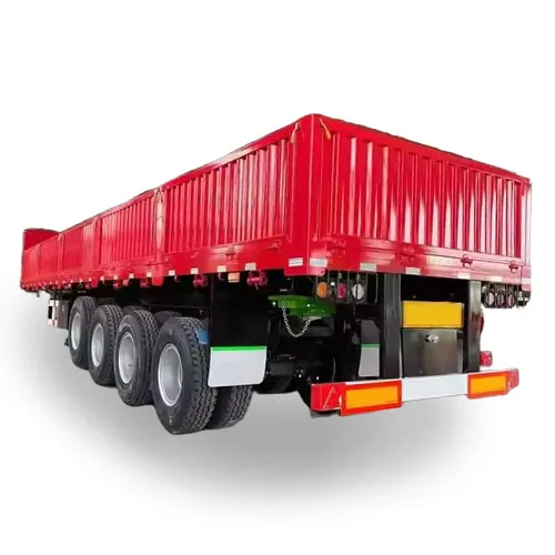 High-Quality 40Ft Drop Side Truck Trailer for Cargo Transport - main view