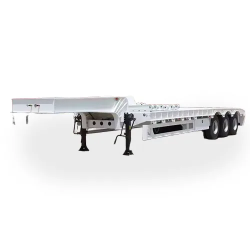 Extendable Lowbed Semi Trailer for Oversized Cargo - main view