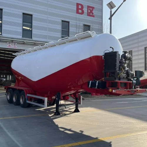 40 CBM Bulk Cement Tank Trailer - side view