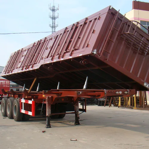 High Quality Side Dumper Trailer for Sale - side view