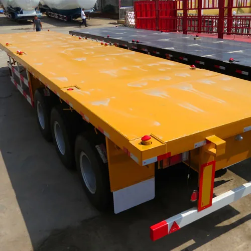Reliable Flatbed Trailer Supplier - side view