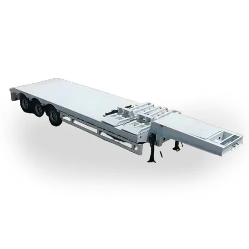Extendable Lowbed Semi Trailer for Oversized Cargo - side view