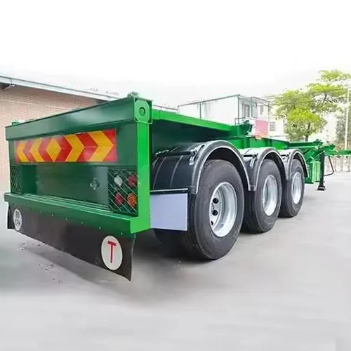 China Container Trailer Factory - side view