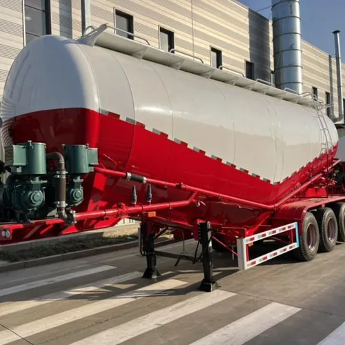 40 CBM Bulk Cement Tank Trailer - suspension and axle detail