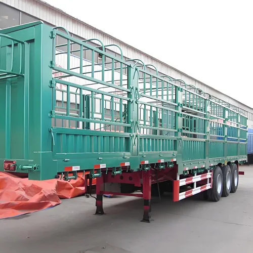 Fence Semi Trailer for Sale at Factory Price - suspension and axle detail