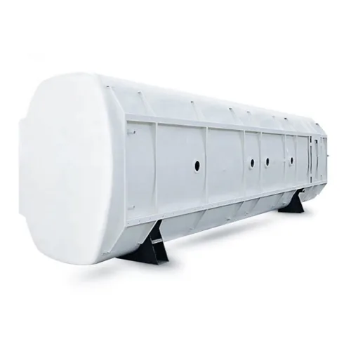 3 Axles Mild Steel Fuel Tank Trailer Oil Tanker Truck for Sale - rear view