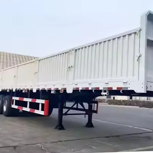 High-Quality 40Ft Drop Side Truck Trailer for Cargo Transport - suspension and axle detail