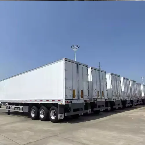 High-Quality Refrigerated Cargo Trailer for Sale - suspension and axle detail