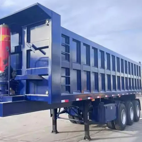 Custom-Made Tipper Trailer from SINOHENG - suspension and axle detail