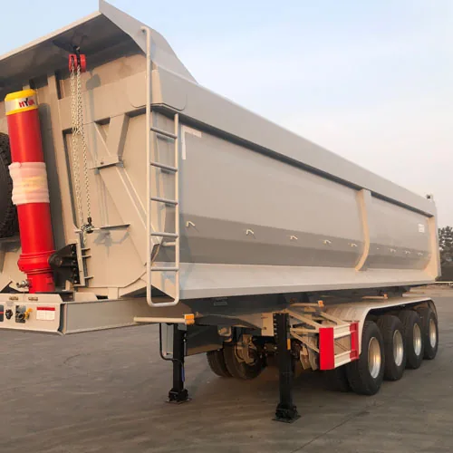 40m³U-type Tipping Trailer supplier in China - chassis detail