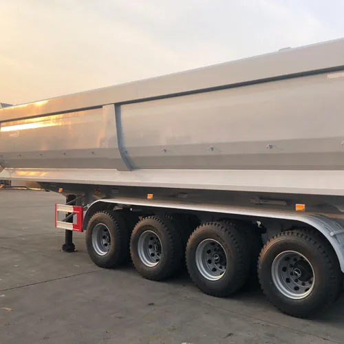 42m³ 3 Axles U-type Dump Trailer For Sale - chassis detail