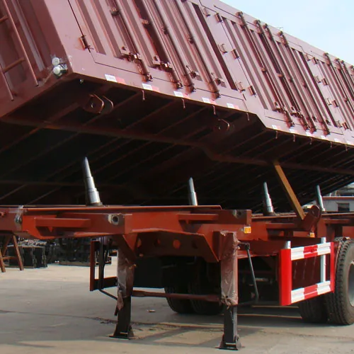 High Quality Side Dumper Trailer for Sale - chassis detail