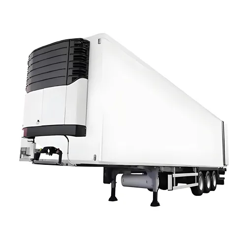 3 Axle Refrigerated Trailer for Fresh Food Transport - chassis detail