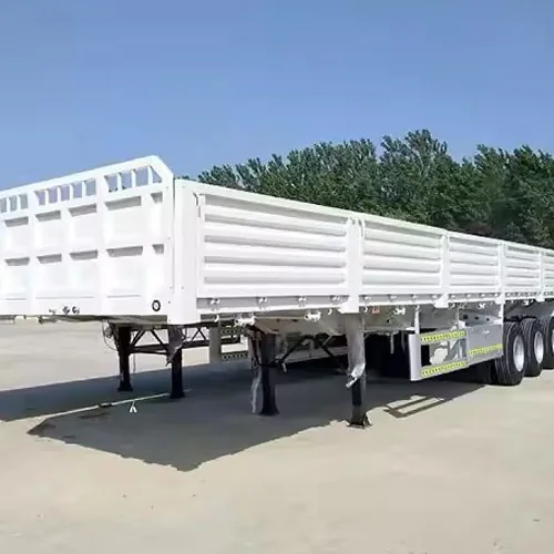 Heavy Duty 2/3/4 Axles Drop Side Cargo Trailer for Bulk Transport - chassis detail