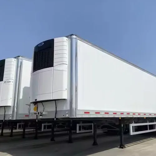 High-Quality Refrigerated Cargo Trailer for Sale - chassis detail
