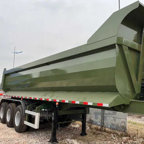 Heavy Duty 50Ton Dump Semi Trailer for Sale - chassis detail