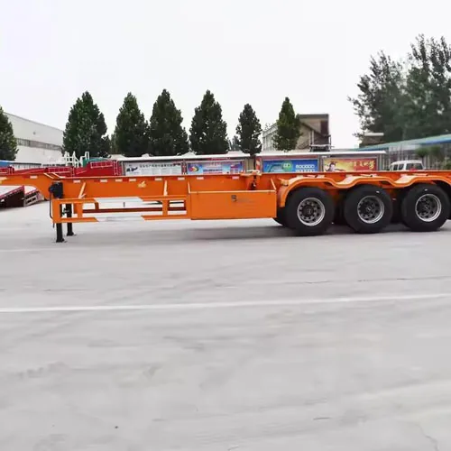 China Container Trailer Factory - chassis detail
